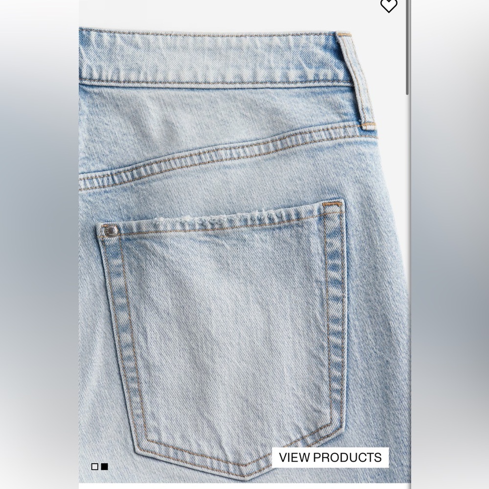 H&M High rise slim straight leg jeans - Picture 4 of 7